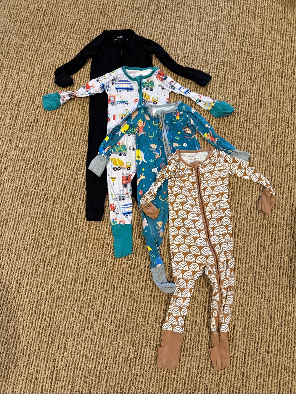 6-12 month Little Sleepies One-Piece Footed Pajamas